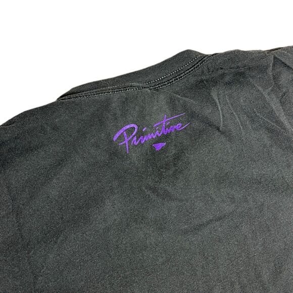 Primitive T Shirt Adult S Grey Here Comes Trouble Sexy Woman Novelty Graphic Red - Picture 8 of 8